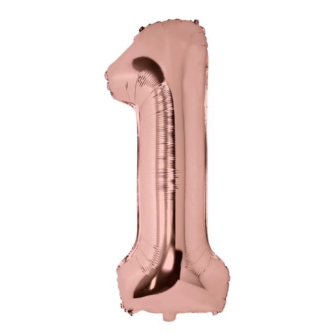 Lets Party Rose Gold Foil 1 Balloon