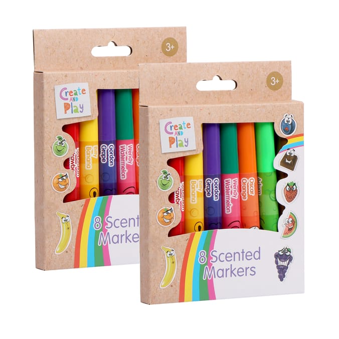 Create And Play 8 Scented Markers