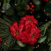 Festive Feeling Poinsettia Flower Pick 