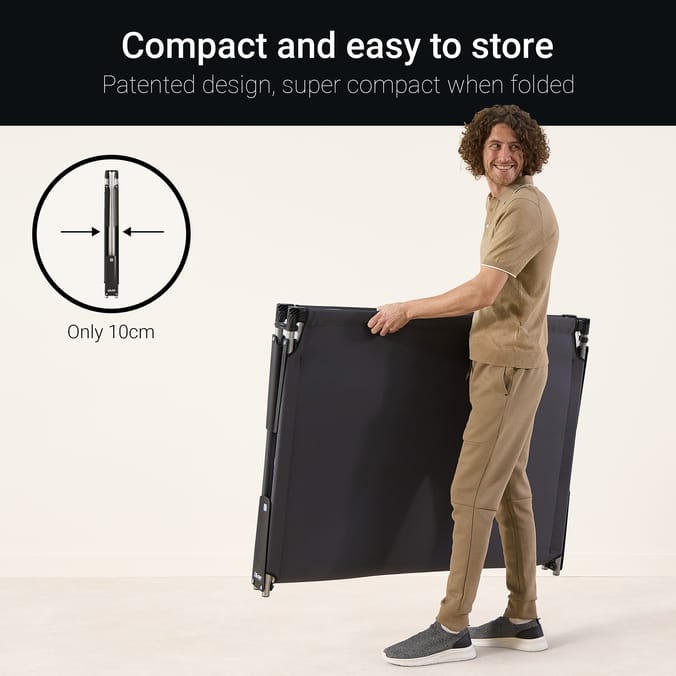 Jay-Be CE120 Compact Folding Bed with e-Fibre Mattress - Small Double