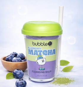 Bubble T Blueberry Matcha Cleansing Balm