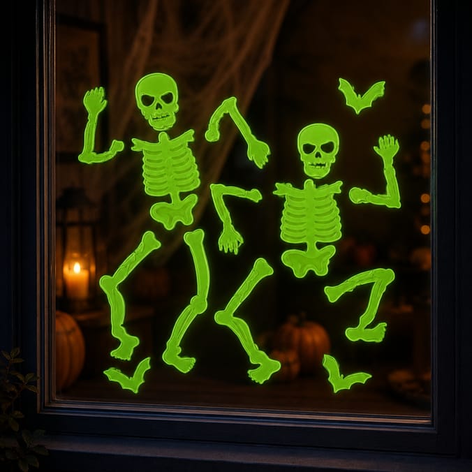 Hallow Scream Gel Window Decorations