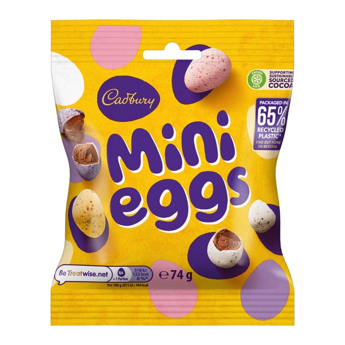 Cadbury Mini Eggs Chocolate Bag 74g