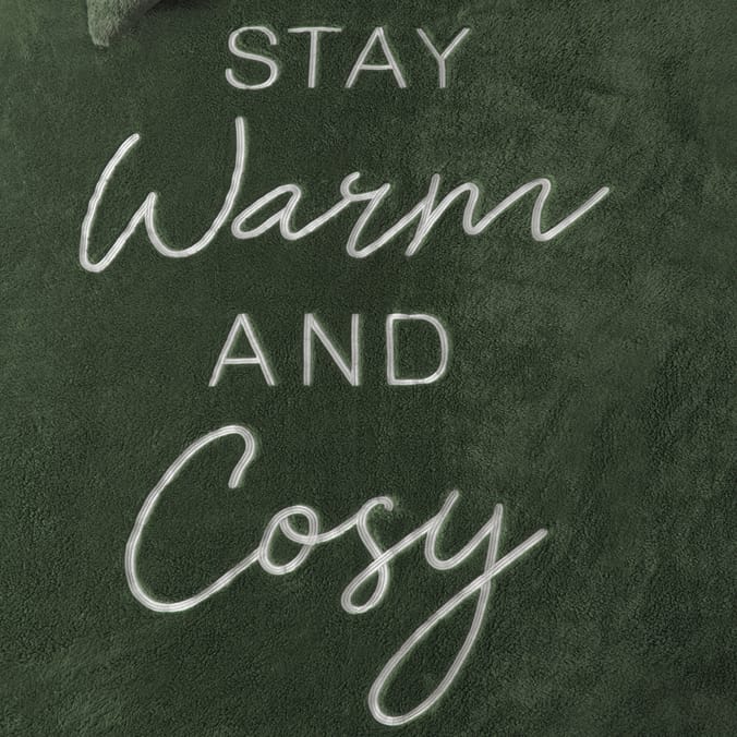 The Winter Warmer Collection Quote Teddy Duvet Set | Home Bargains