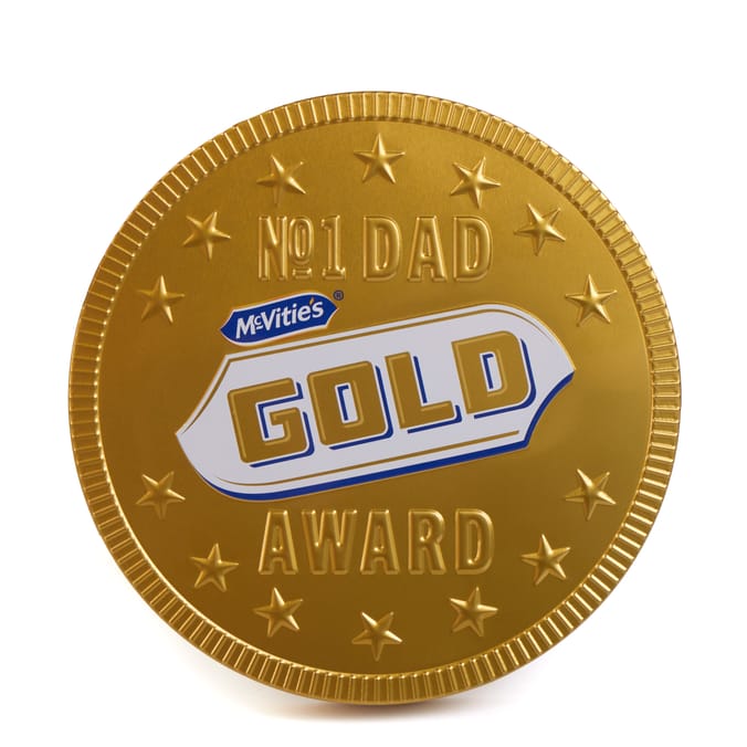 McVities Father's Day Gold Bar Tin 124g