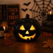 Hallow Scream Mini LED Pumpkin Decoration