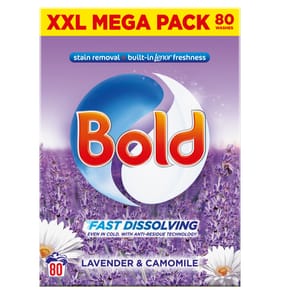 Bold Washing Powder Lavender & Camomile 80 Washes 4.8kg