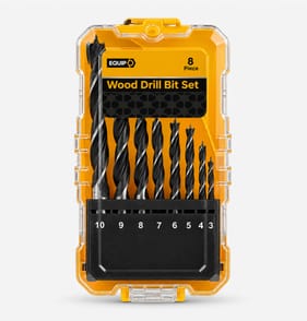 Equip Wood Drill Bit Set 8 Piece