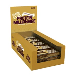 Mountain Joe's Protein Millionaire Bar 50g - White Chocolate Caramel x10