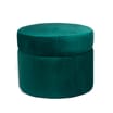 Home Collections Round Velvet Pouf