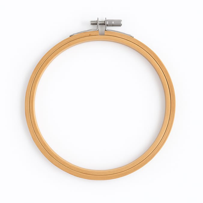 Hand Made With Love Bamboo Embroidery Hoop 15cm