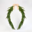 Festive Feeling Swag Christmas Garland With Hessian Bow