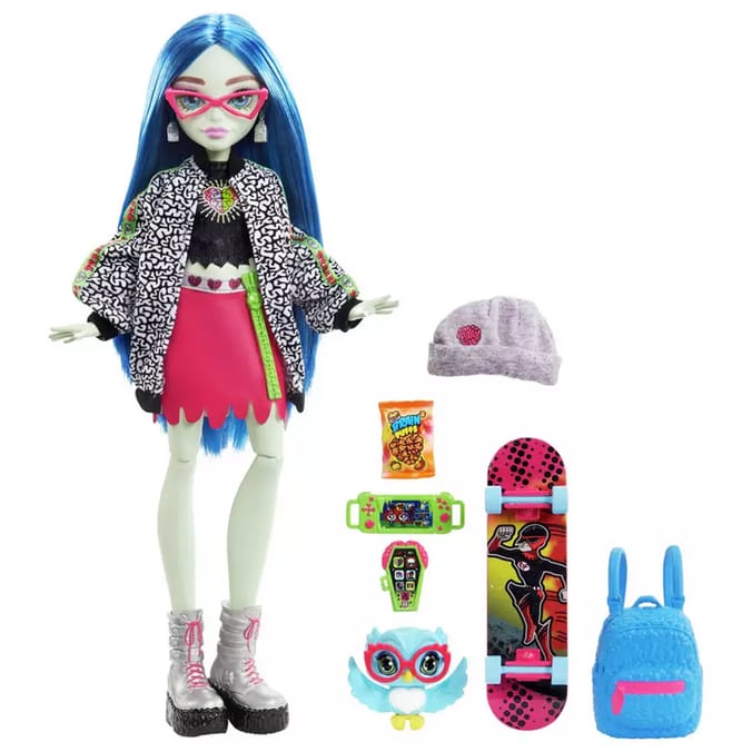 Monster High Doll with Pet & Accessories - Ghoulia Yelps