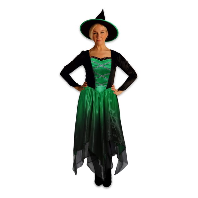 Hallow Scream Adults Ombre Witch Costume Home Bargains
