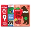Bear Real Fruit Yoyos Scrumptious Strawberry 9 x 20g