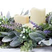 The Lifestyle Edit LED Lavender Candle Wreath