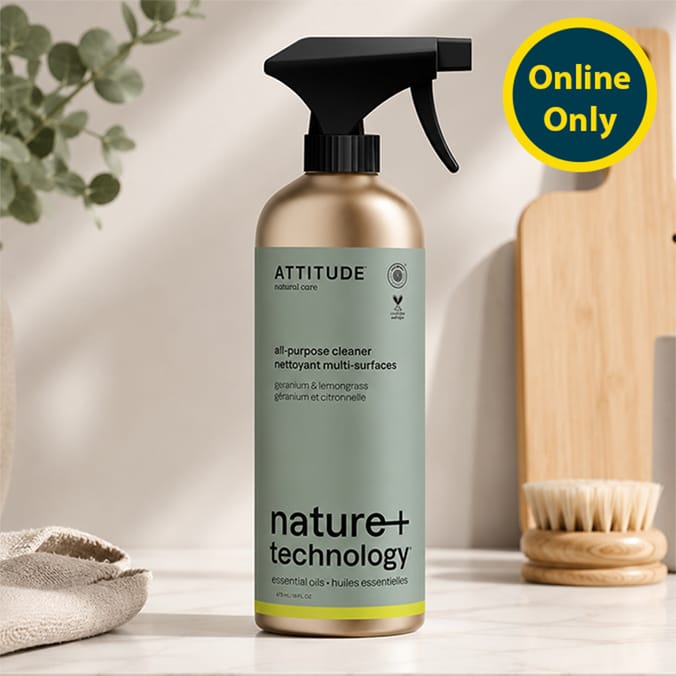 Attitude Natural Care Geranium and Lemongrass All-Purpose Cleaner 473ml