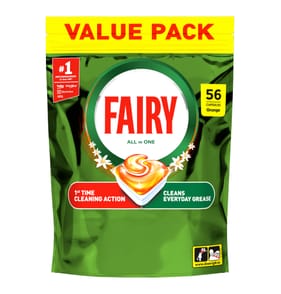 Fairy Original Power Dishwasher Tablets 56s - Orange