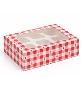 Jane Asher Christmas Cupcake Box 2 Pack x24 