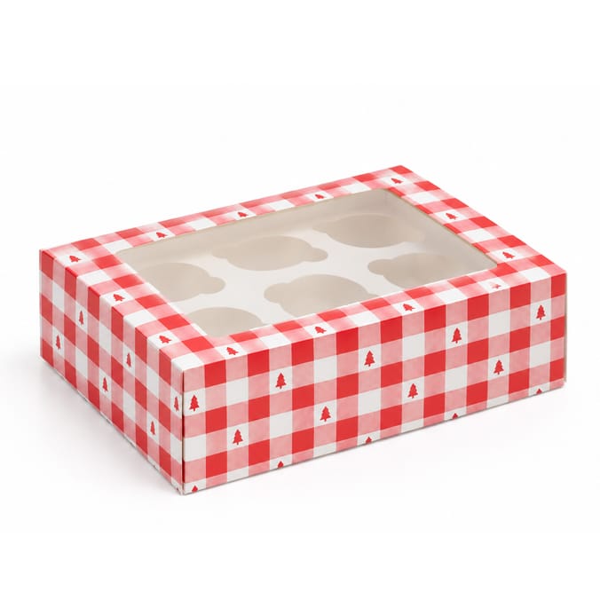 Jane Asher Christmas Cupcake Box 2 Pack x24 