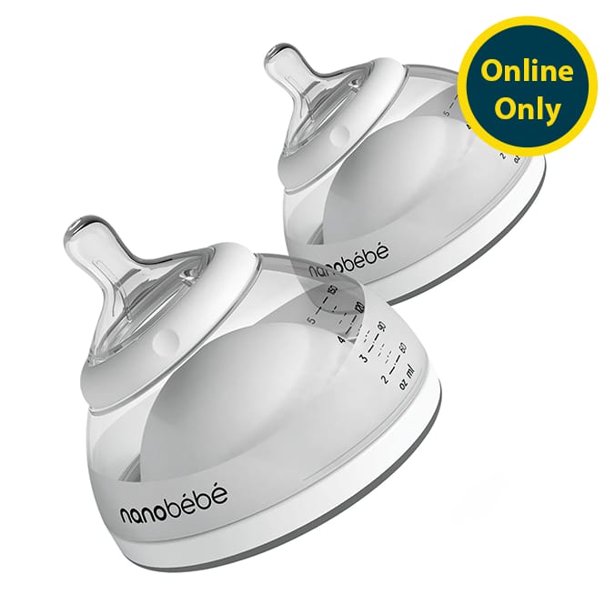 Nanobebe Breastmilk 150ml Bottle 2 Pack