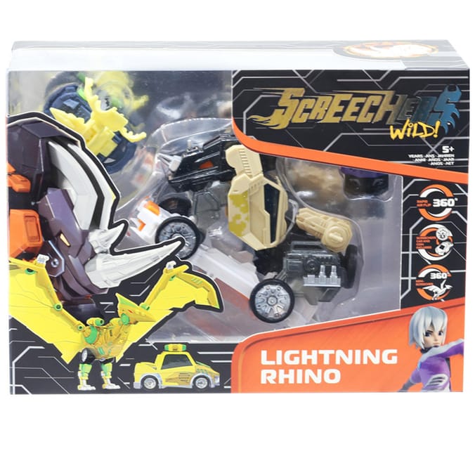 Screechers Wild - Lighting Rhino