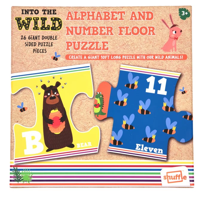 Shuffle Alphabet And Numbers Floor Puzzle