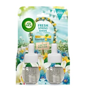Air Wick Fresh Spring Oasis Electrical Plug In Twin Refill 2x19ml