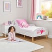 Liberty House Toys Kids White Toddler Bed – You Are Loved