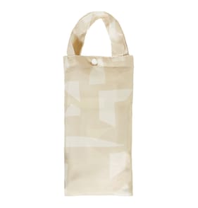 Shower Curtain With Hooks - Beige Pattern
