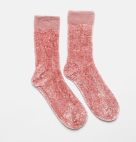 Originals Winter Ladies Chenille Socks - Pink