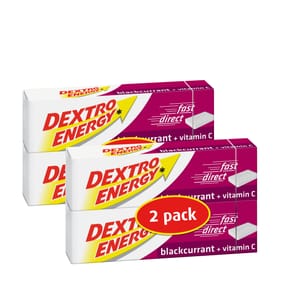 Dextro Energy Blackcurrant + Vitamin C 2 Pack 47g x2