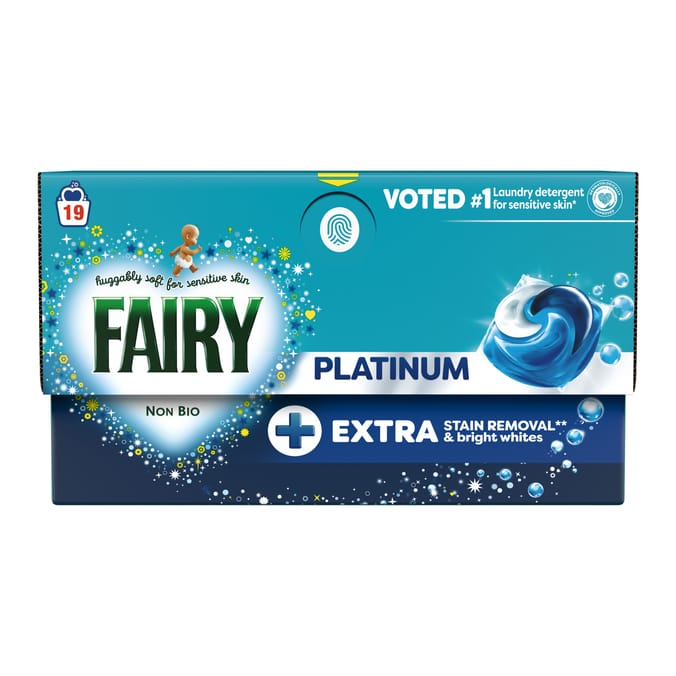 Fairy Non Bio Pods Washing Liquid Capsules 19 Washes