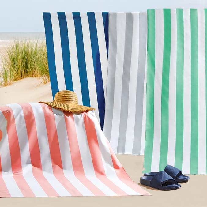 Hello Summer Quick Dry Microfibre Beach Towel