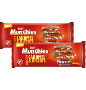 Munchies Caramel & Biscuit Chocolate 87g