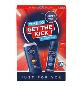 Nivea Men Get The Kick Shower & Deodorant Duo Gift Set  