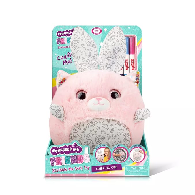 Scribble Me Doodle Furry Plush