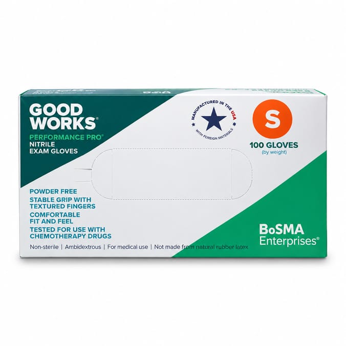 Good Works Performance Pro Nitrile Exam Gloves - Small