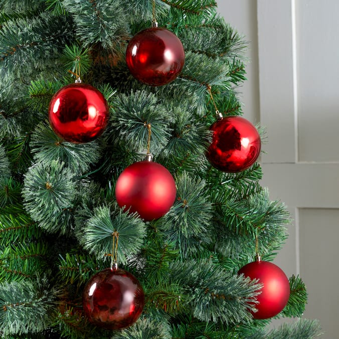 Festive Feeling 10cm Christmas Bauble 6 Pack