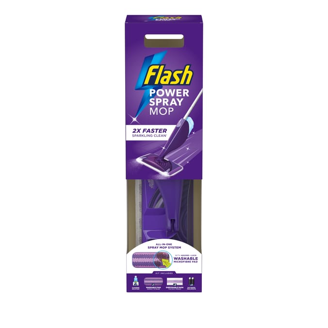 Flash Power Spray Mop All-in-One Starter Kit