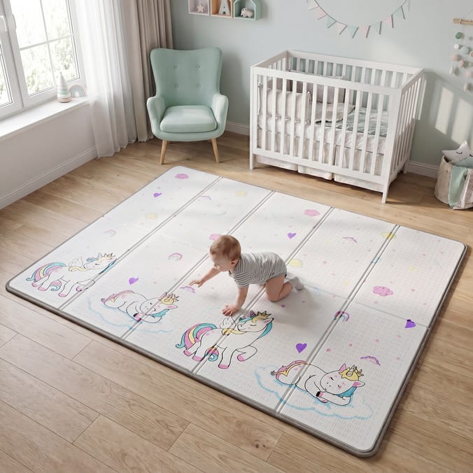 Liberty House Toys Kids Unicorn Play Tent and Play Mat Set