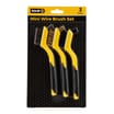 Equip Trade Mini Wire Brush Set 3 Piece