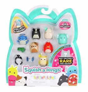Squish-a-longs Squishmallow Collectibles - 8 Pack