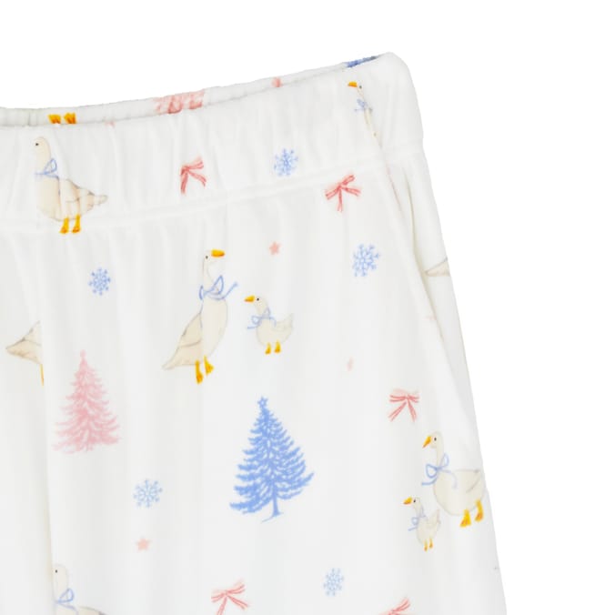 Originals Goose Print Fleece Pyjamas