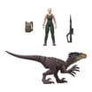 Jurassic World Rebirth Zora Bennett & Velociraptor 3.75 Inch Figure Pack