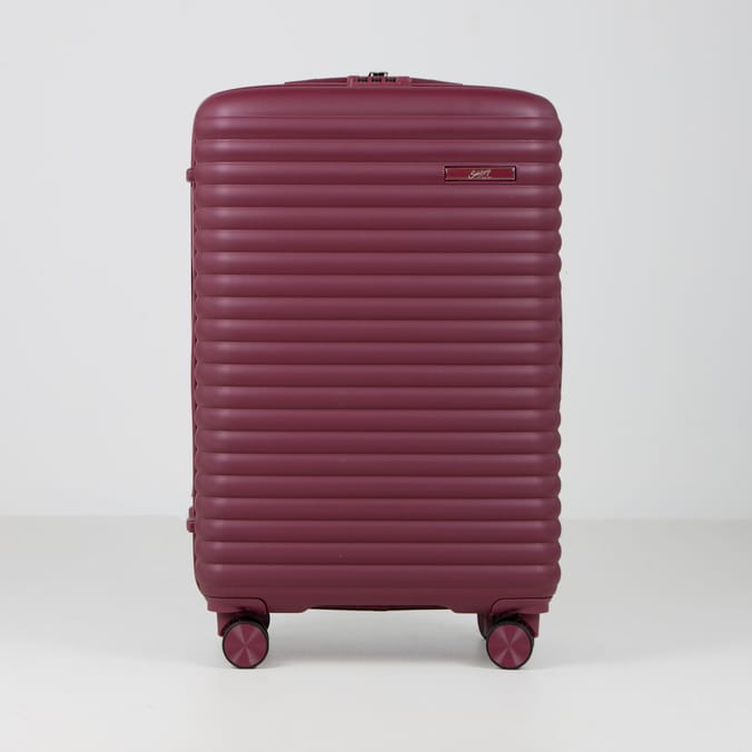 Salisburys Ibiza Hard Shell Suitcase - Burgundy