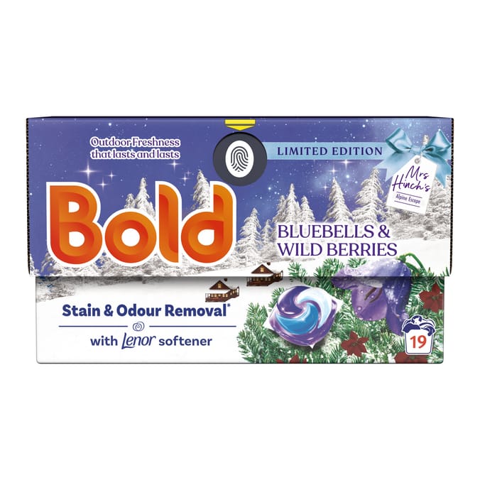 Bold Pods Washing Liquid Capsules 19 Washes - Bluebells & Wild Berries