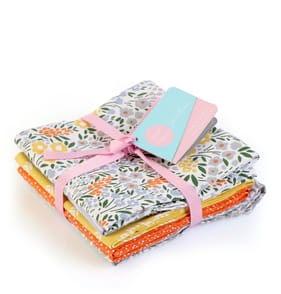 Sarah Ashford Cotton Fabric Fat Quarters 5 Pack - Floral Mix