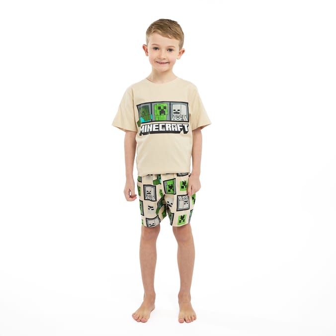 Minecraft Short Sleeve Pyjama Set