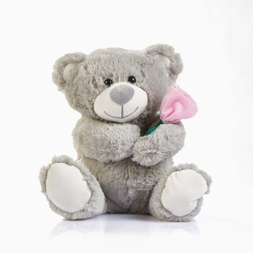 Mother s Day Grey Bear Plush Home Bargains